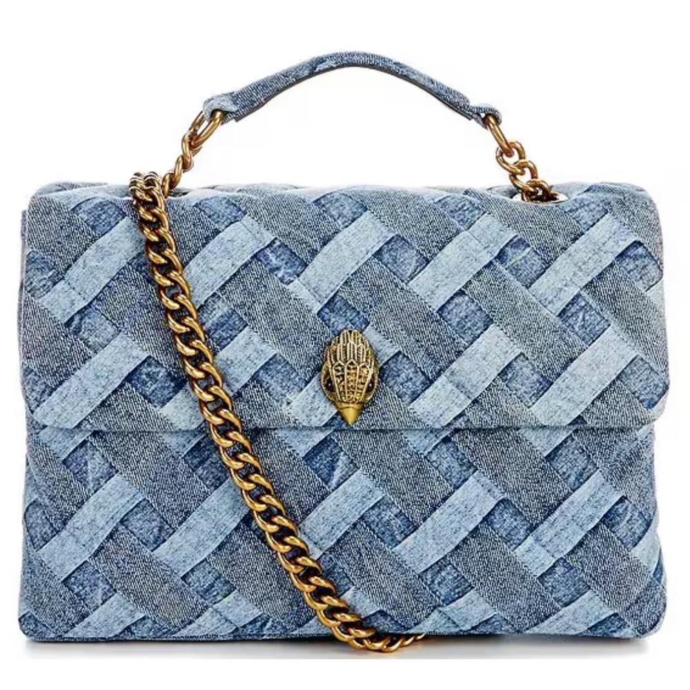 Kurt Geiger Large Kensington Shoulder Bag Denim